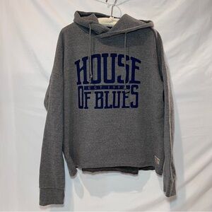 House Of Blues Crop Hoodie  size XL